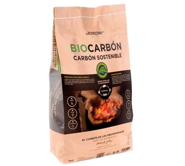 Josper Bio Carbón Vegetal Sostenible 24 Bolsas de 5 kg